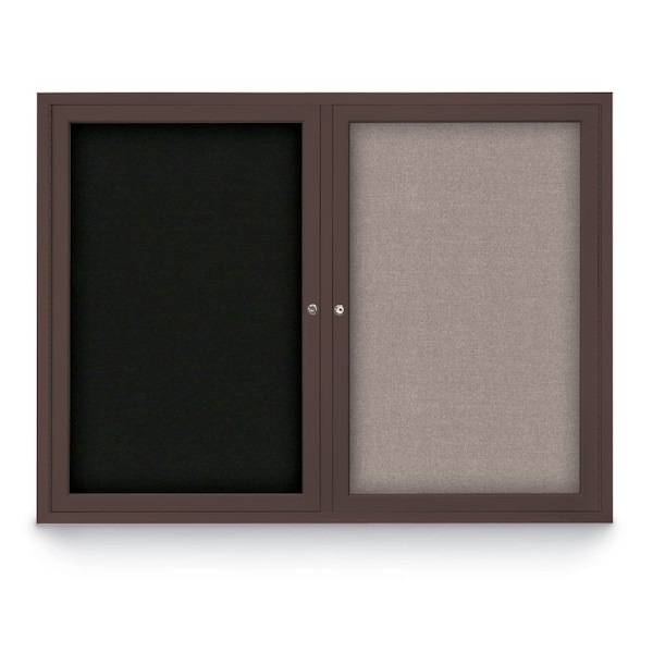 Corkboard, Synthetic Forbo/ Blck, 24"x 36"
